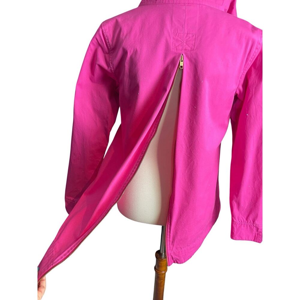 Crown And Ivy Jacket Womens XS Pink Woven Back Zipper Outdoor Cargo Full Zip - Picture 11 of 14